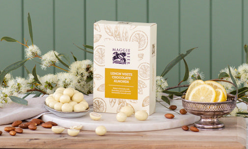 Lemon White Chocolate Almonds 140g